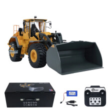 Double E E592 Elektrische RC Laadwagen - Realistische Geluidsbouwtruck Model voor Jongens - Perfect Cadeau Idee