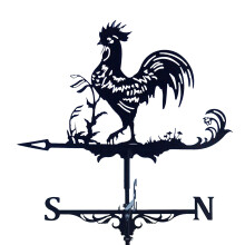 Weather Vane Yard Wind Vane Ornaments Metal Garden Metal Wind Vane Yard Iron Art