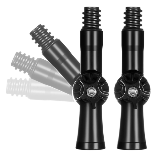 piezas de adaptador de ángulo giratorio, accesorios de poste de extensión para rosca P