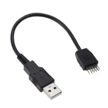 9-poliger USB-Header auf Kabel, 2.0 Typ A Stecker, Motherboard-Kabel
