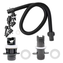 Paddle Board Pumpe Adapter Set 1 Schlauch 6 Luft Düsen Zubehör für Inf