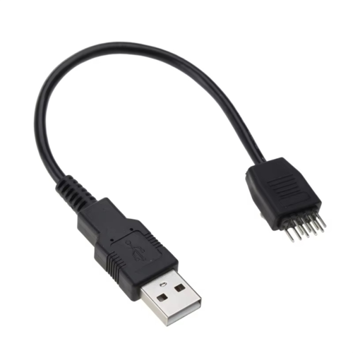 9-poliger USB-Header auf Kabel, 2.0 Typ A Stecker, Motherboard-Kabel 1