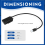 Καλώδιο μετατροπέα USB 2.0 σε Mini Sata II 7+6 13Pin για φορητό υπολογιστή C 10