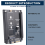 Adattatore da SSD M.2 NGFF () a 2,5" con socket B+M nero per 2230/2242/2 6