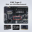 20 Gbit/s USB 3.2 Gen 2x2 USB-C-Frontplattenadapter mit Motherboard-Kopf 6