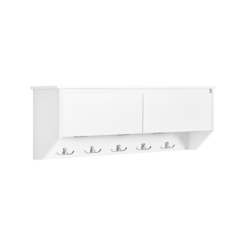 SoBuy Cabide de Parede com Prateleira FHK24-W