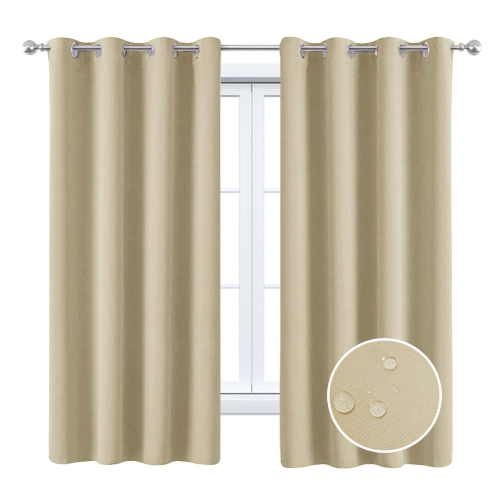 waterproof outdoor curta, windproof, blackout with eyelets (52x72in), Beige1-image-OPC-PJ5MWRP-NEW