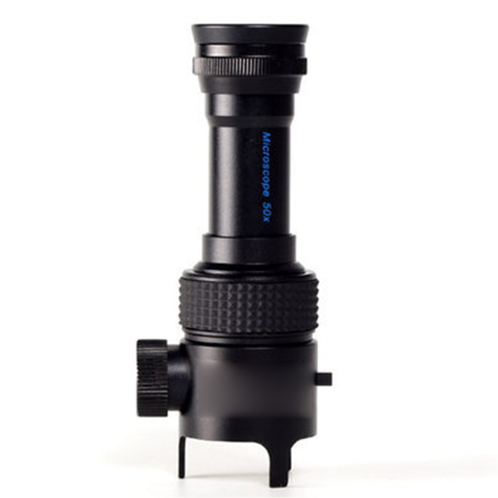 Microscope de Poche 50X, Loupe Éclairée, Portative en Métal pour , L'É