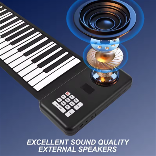 88 Key Portable Piano Silicone Handroll Electronic Piano 2