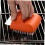 Grill Brush Grill Cleaner Scraper Outdoor Grill Tool PP Orange Ref: 1104 3