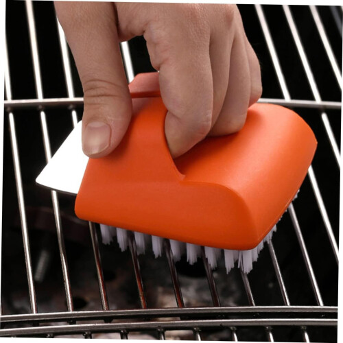 Grill Brush Grill Cleaner Scraper Outdoor Grill Tool PP Orange Ref: 1104 2