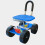 Robust garden stool with 360 swivel and adjustable height Ref: 3693 4