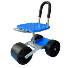 Robust garden stool with 360 swivel and adjustable height Ref: 3693