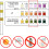 Pool Test Strips, Odour Hardness Water Detection Strips  Practical Water, Swimming Pool and Spa Test Strips Kit Ref: 6220 3