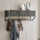 SoBuy Wall Coat Rack with 3 Baskets & 7 Hooks 9