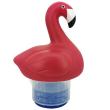 Floating Chlorine Dispenser, Pool Dosing Float, Animalshaped, for Pool Water Clean (Flamingo)
