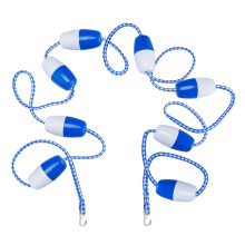 Floating dividing line for swimming pools with foot (6 Blue White 60m)