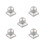 5 x Galvanised Post Caps for Post Ball 121 mm 12 x 12 cm Ref: 8426 1