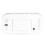 LED Electric Digital Alarm Clock Mains Power Mirror Display Bedroom Bedside 3