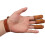 Traditional Leather Archery Glove Ambidextrous Brown Ref: 3450 4