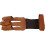 Traditional Leather Archery Glove Ambidextrous Brown Ref: 3450 3