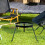 25 cm Foldable Campfire Tripod Fire Pit Stand Accessory for Hiking Circulation Saving Mat Black Ref: 1256 4