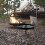 25 cm Foldable Campfire Tripod Fire Pit Stand Accessory for Hiking Circulation Saving Mat Black Ref: 1256 3