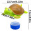 Floating Chlorine Dispenser for 1 and 3 Inch Tablets, Adjustable Float for Pool and Spa 3