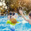Floating Chlorine Dispenser for 1 and 3 Inch Tablets, Adjustable Float for Pool and Spa 5