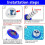 Pool Dosing Float, Colourful Solar Ball, Floating Skimmer for Swimming Pool, Spa 3