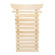 Wooden Karate Belt Display Stand, Belt Display Hanging Holder, Improved Martial Arts, woodcoloured Ref: 6770