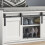 SoBuy Πάγκος Παπουτσιών Λευκός 120x35x45cm με Ντουλάπι 11