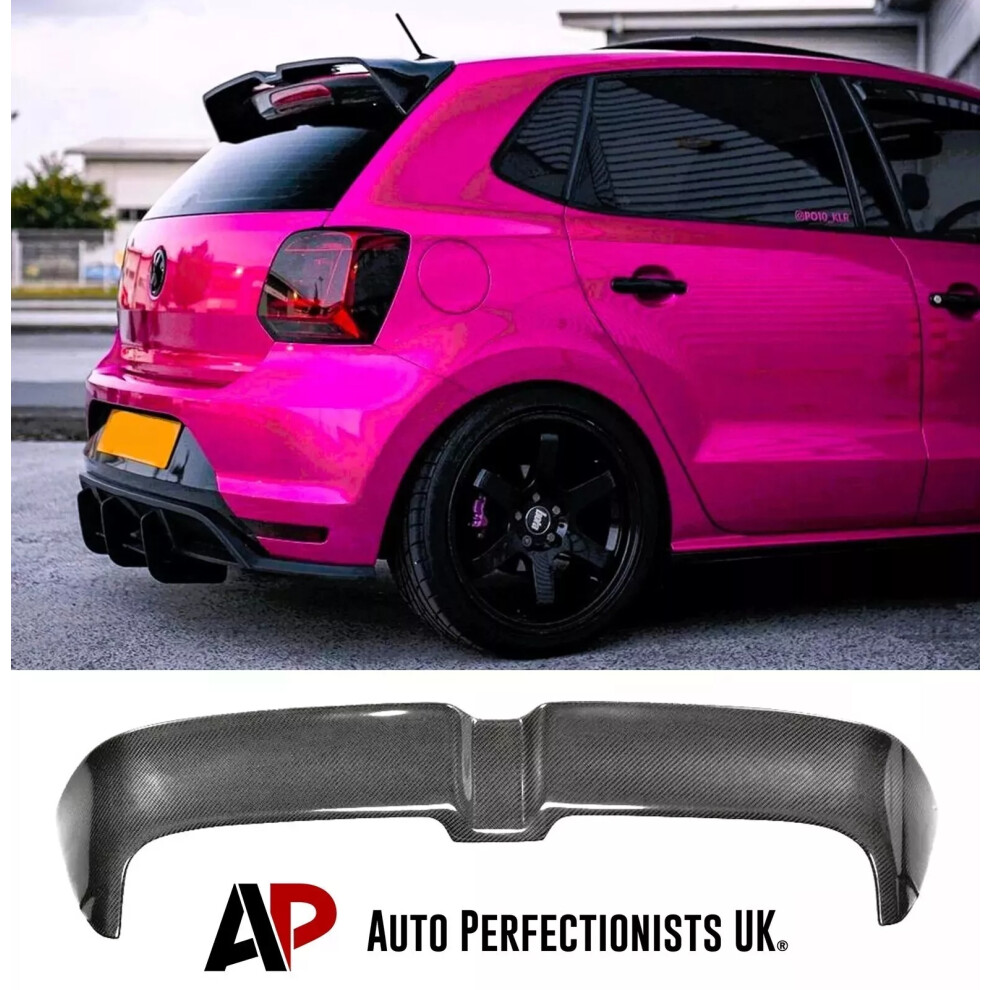For Vw Polo Mk5 6R 6C Gti R Ot Style Rear Roof Spoiler Boot Wing 5061072660139