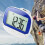 Pocket Pedometer with Large LCD Display for Elderly white / blue Ref: 5883 4