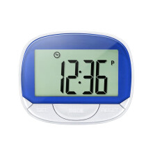 Pocket Pedometer with Large LCD Display for Elderly white / blue Ref: 5883
