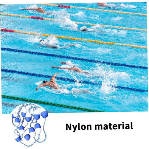 Safety pool lane divider – 3m floating rope with 2 hooks – essential for swimming Ref: 6433 1