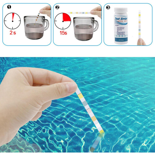2X Pool And Spa Test Strips, Test Strips, PH Test Strips for Home Water Ref: 2846 2