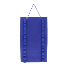 Compact belt hanging bag, practical belt storage and display case, efficient storage for belts, Medaillen Blau Ref: 7068