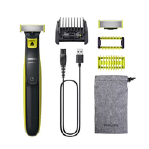 Philips Philips OneBlade Original Blade Face And Body Trimmer - Black/Yellow