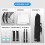 2 X 135W Softbox Lighting Kit Video Photo Soft Box Continuous Light 5