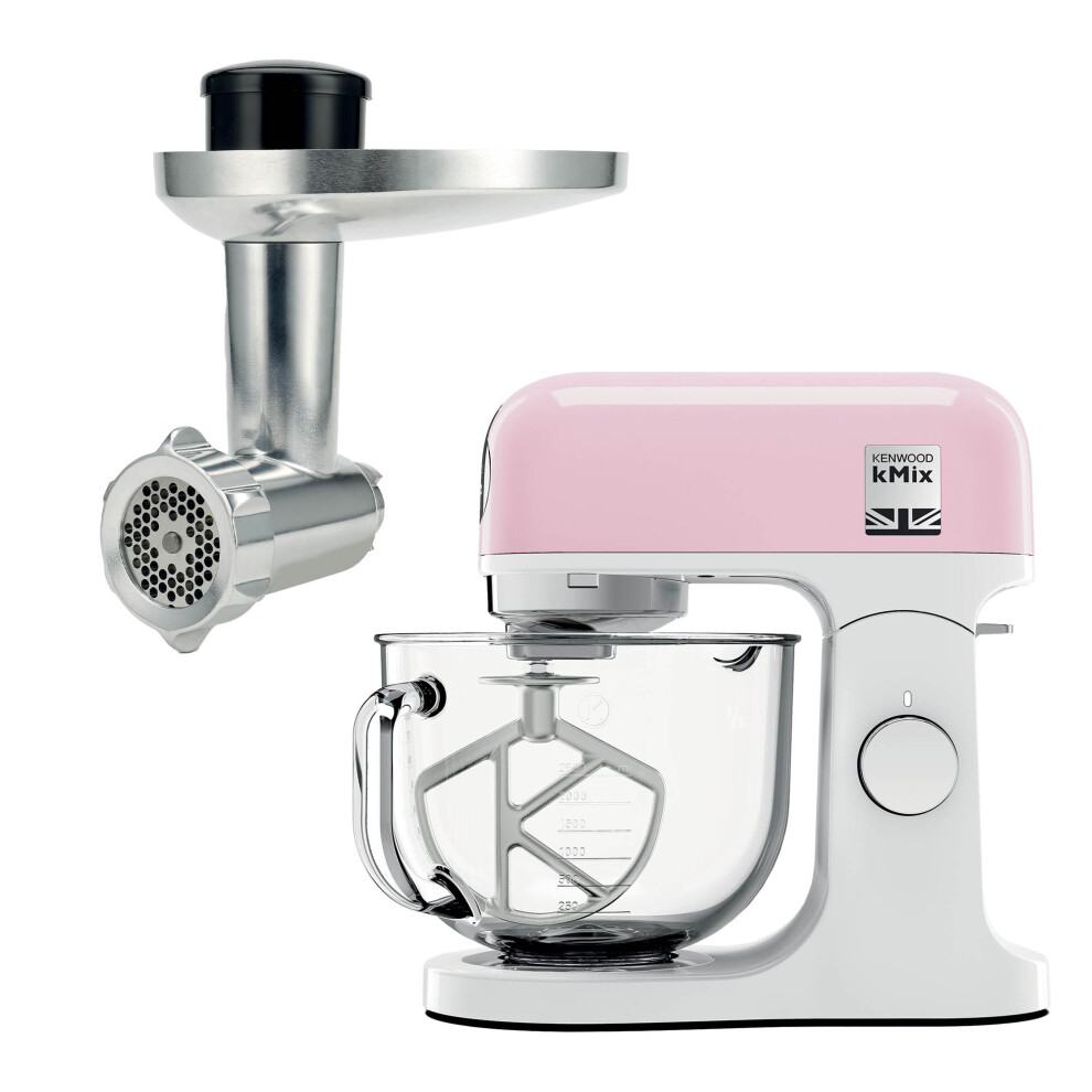 Kenwood 5L kMix Stand Mixer Pink & Food Mincer-image-OPC-PJ5N5HX-NEW
