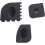 3 Pieces/Set Pot Cleaning Scraper Oil Stain Removal Accessories For Kitchen Baking Mould Practical Ref: 9757 5