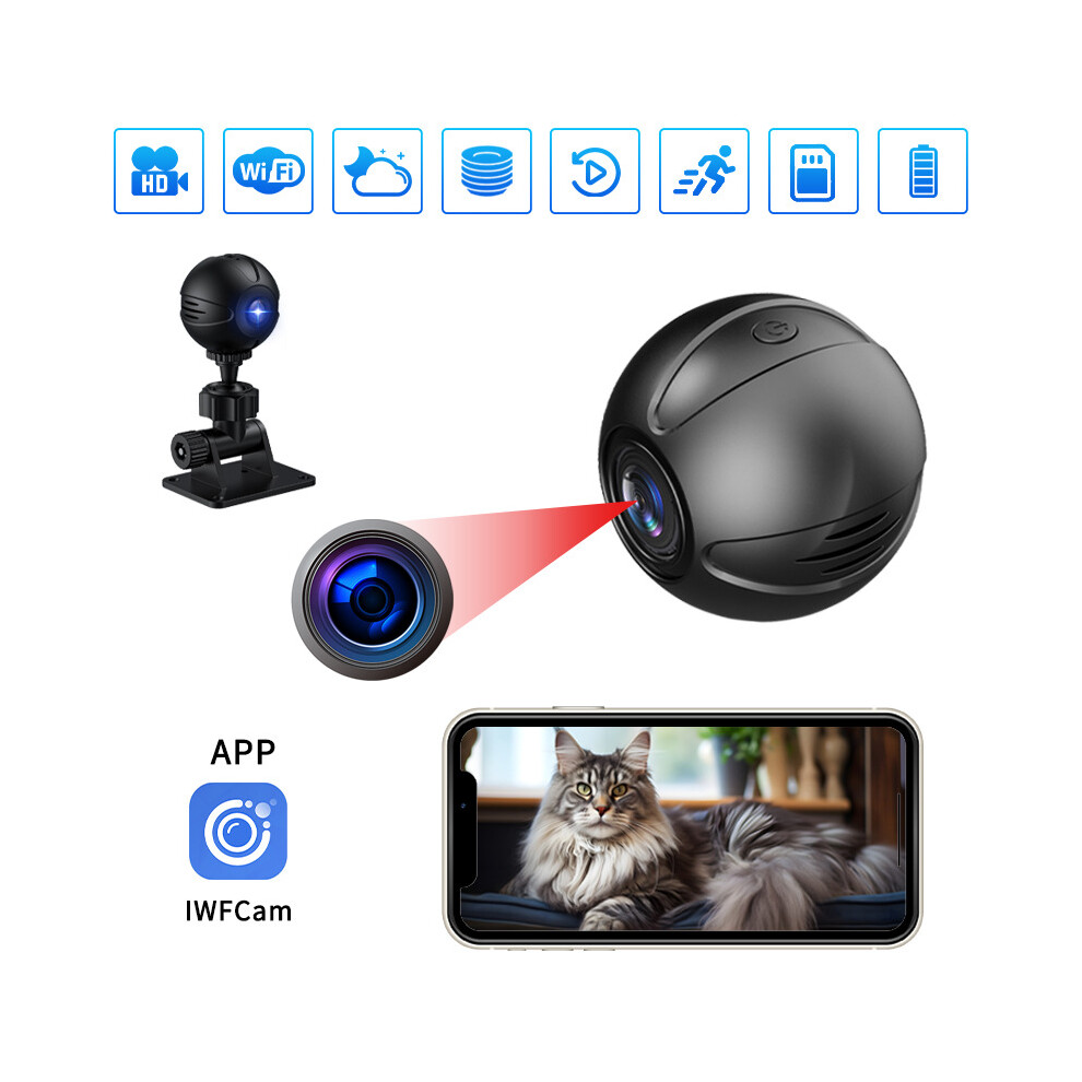 Hidden Cameras - Motion Detection, Night Vision(Black)