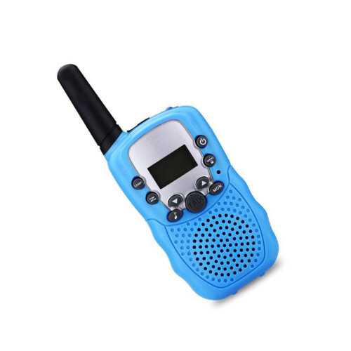 2Pcs Kids Walkie Talkies 3KM Range Blue Clear Sound 2