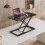 Living And Home (Black) Height Adjustable Standing Desk Converter 3