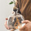 Avocado Tree Growing Kit, Avocado Seed Starter Vase, Hydroponic Vase 10x10x2.5cm 2
