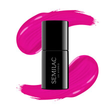 SEMILAC Gel Nail Polish | Long Lasting and Easy to Apply | Perfect for Home and Professional Manicure and Pedicure - 121 Ruby Charm 7ml