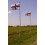 Noa and Nani Aluminium Flagpole 20ft with 2 Flags Union Jack and England Flag 3