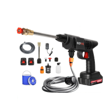 2 Battery Portable Cordless Car High Pressure Washer Jet Water Wash Cleaner Gun