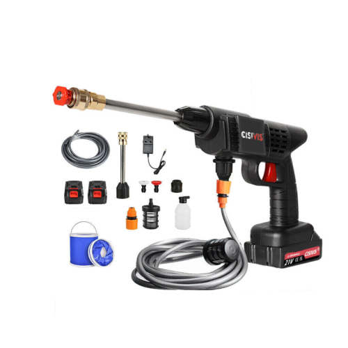 2 Battery Portable Cordless Car High Pressure Washer Jet Water Wash Cleaner Gun